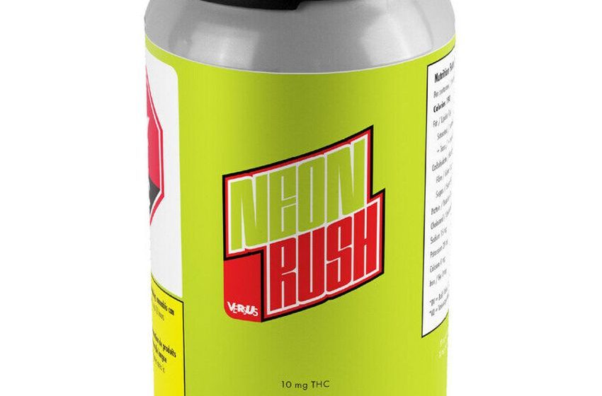  Citrusy Caffeinated Cannabis Beverages – Versus Neon Rush Features a Lemon-Lime Flavor, THC & CBD (TrendHunter.com)