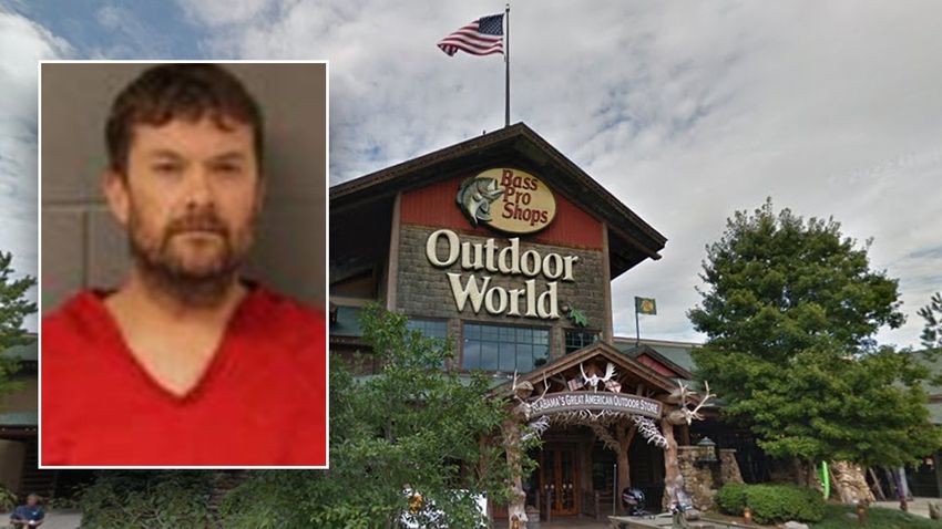  Man arrested after naked dive into aquarium at Alabama Bass Pro Shop