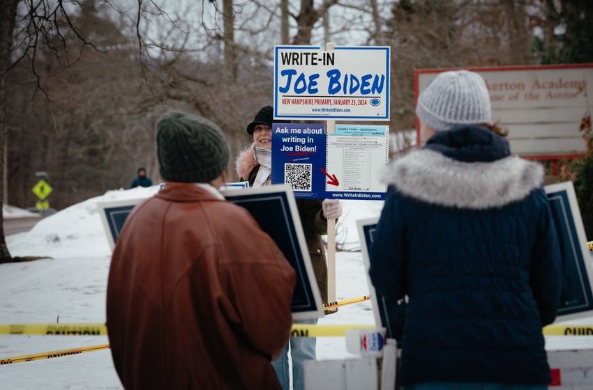  Biden wins a New Hampshire write-in campaign