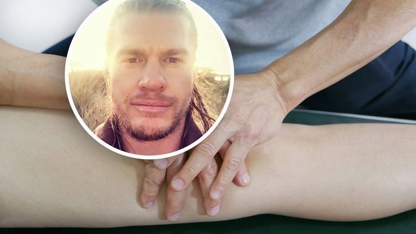  Shirtless physio performed treatment on public lawn, spoke about cannabis and swore at patient