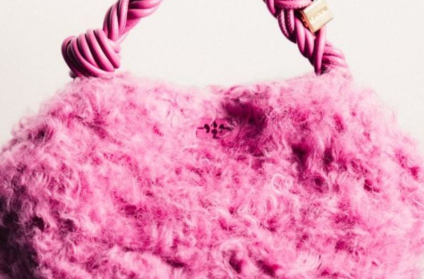  Ganni makes BioFluff bags from “world’s first plant-based fur”