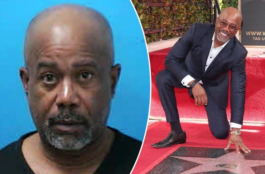  Hootie & the Blowfish frontman Darius Rucker caught with marijuana, psychedelic pills before arrest