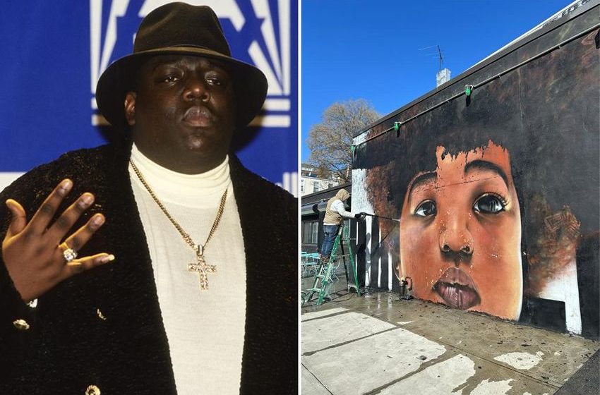  Notorious B.I.G. mural outside Brooklyn weed dispensary saved after outcry