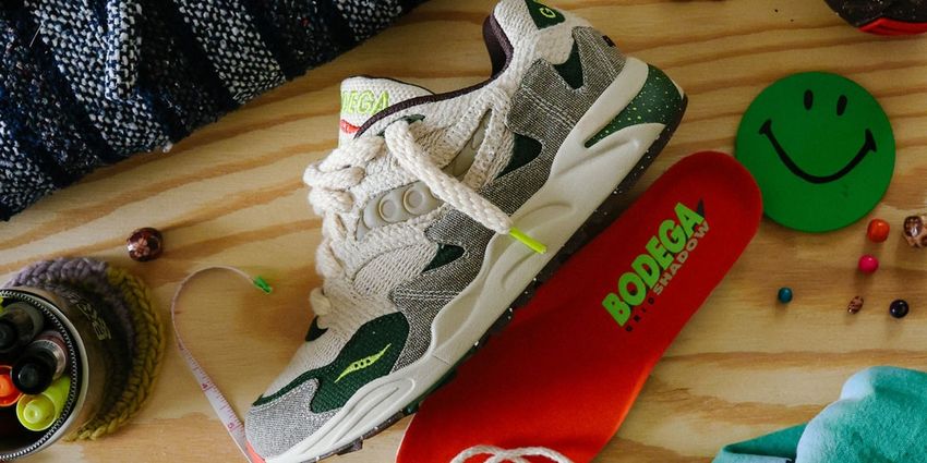  Bodega and Saucony Come Together for Grid Shadow 2 “Jaunt Woven”