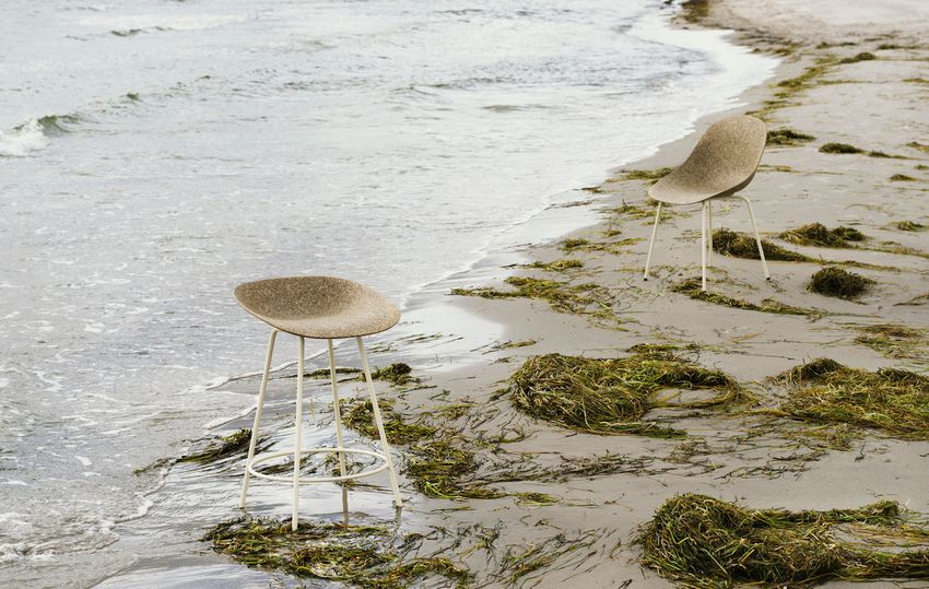  The Plastic Shell Chair Gets Remade With Hemp + Seaweed