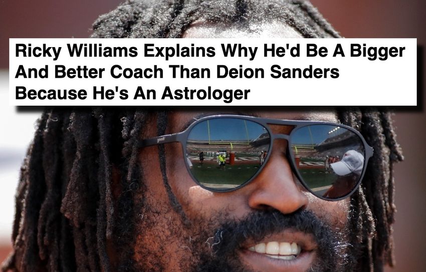  Ricky Williams Explains Why He’d Be A Bigger And Better Coach Than Deion Sanders Because He’s An Astrologer