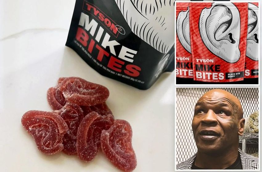  Mike Tyson selling edibles shaped like a chewed ear — and now you can get them in New York