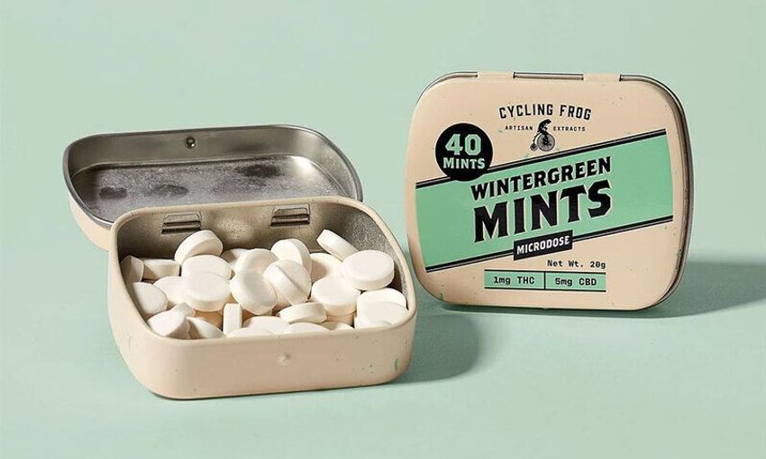  Low-Potency Cannabis Mints – Cycling Frog’s Wintergreen Mints Have 1mg of THC and 5mg of CBD Each (TrendHunter.com)