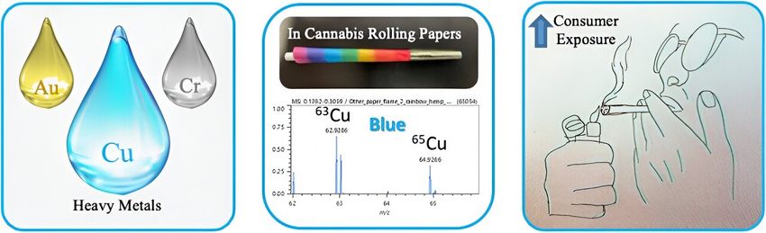  Some cannabis rolling papers may contain unhealthy levels of heavy metals