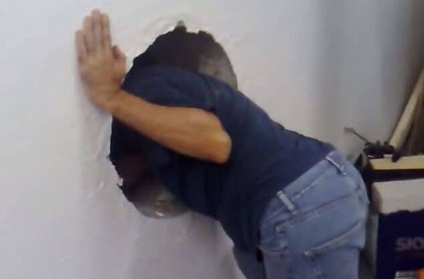  Man Makes Unusual Discovery After Noticing Two Mysterious Circles On Wall
