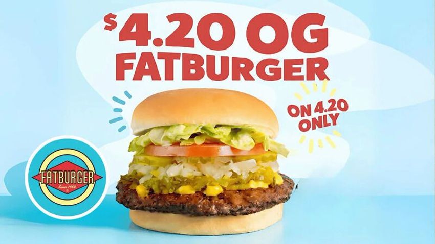  420-Themed Restaurant Promotions – Fatburger is Offering its Classic Burger at a Discounted Price (TrendHunter.com)