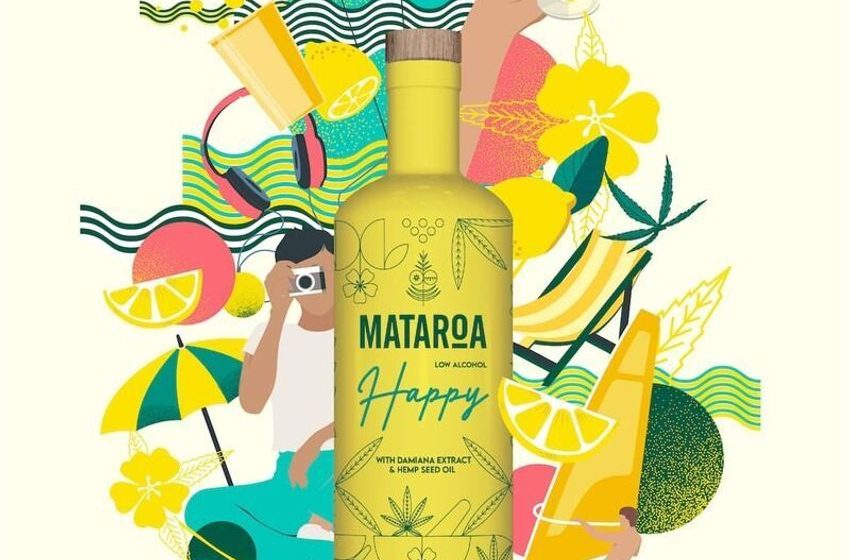  Low-Alcohol Cannabis Drinks – Mataroa Happy is Bottled at 11% ABV and Infused with Cannabis Oil (TrendHunter.com)