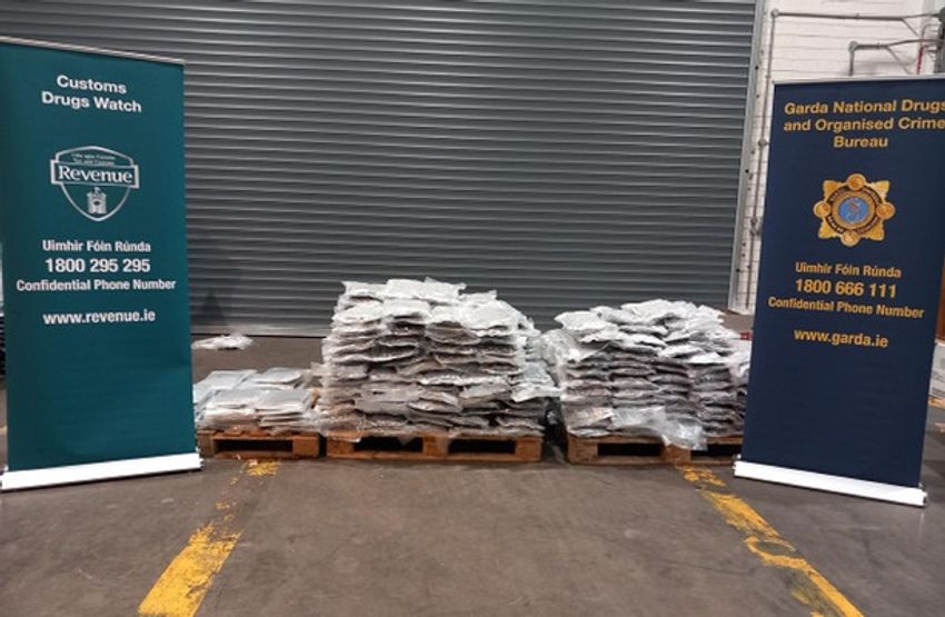  Two arrests after €2.4 million worth of cannabis seized in Co Meath