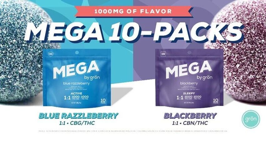 Tailored Potent Cannabis Gummies – MEGA by Grön Comes in Two Flavor Options (TrendHunter.com)