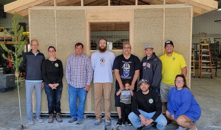 Lower Sioux builds sustainable homes with hempcrete