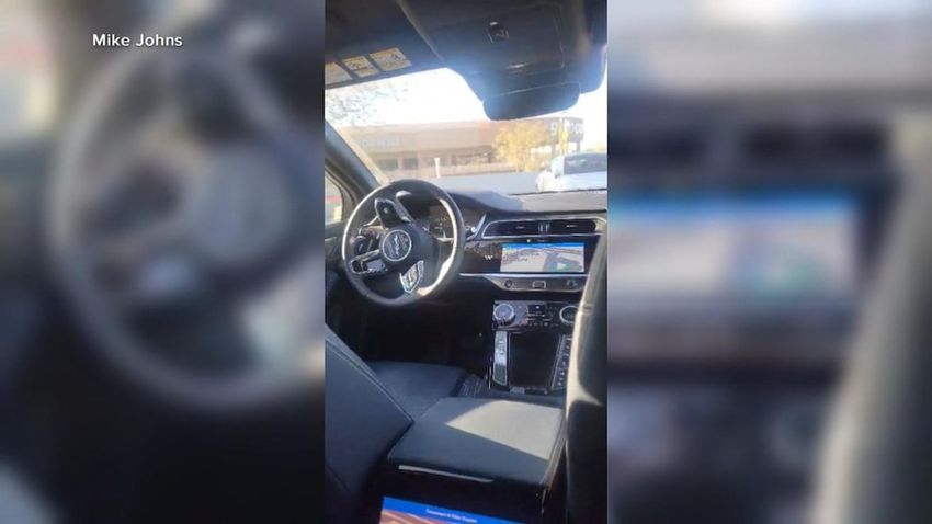 WATCH: Passenger records himself stuck in Waymo car driving in circles