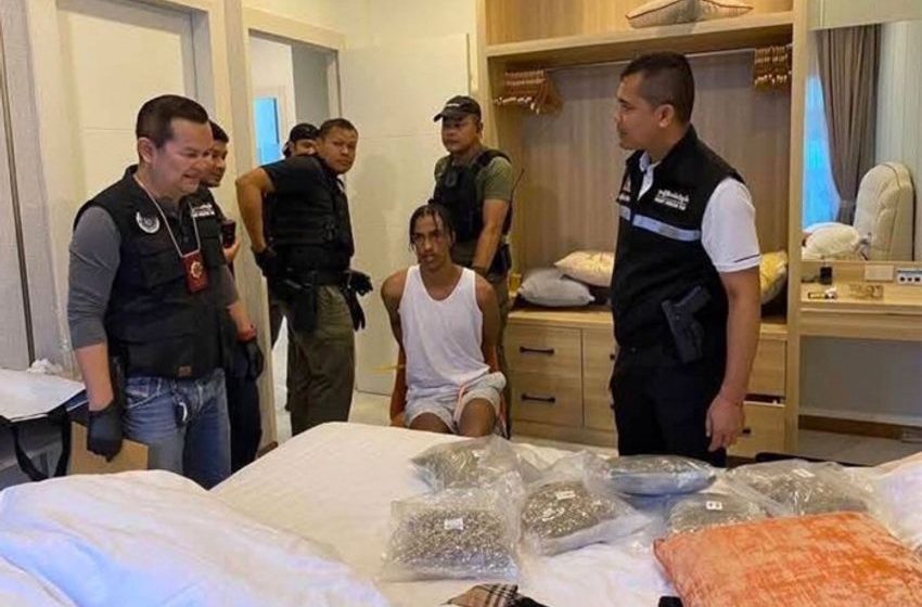 Britons busted with ganja and laughing gas in Phuket