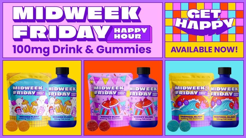 High-Potency THC Gummies – Midweek Friday Happy Hour Was Made for Unwinding, Celebrating & More (TrendHunter.com)