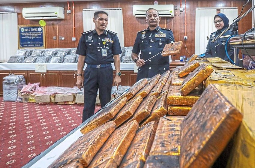 RM1.3mil cannabis found in abandoned boat