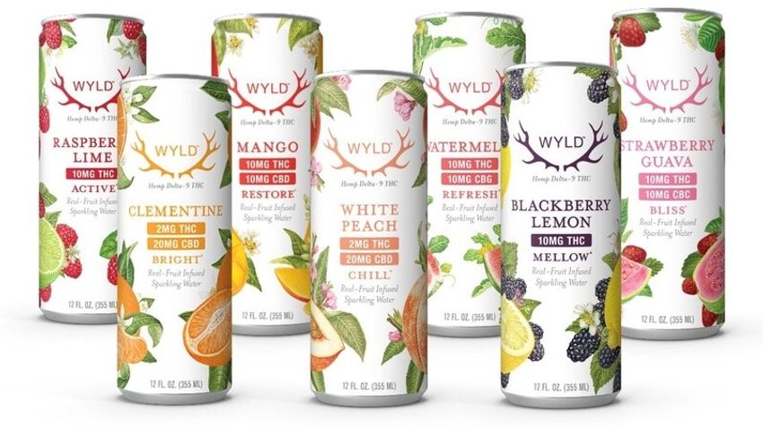 Low-Dose Cannabis Refreshments – The Wyld THC Sparkling Waters Have Hemp-Derived Ingredients (TrendHunter.com)