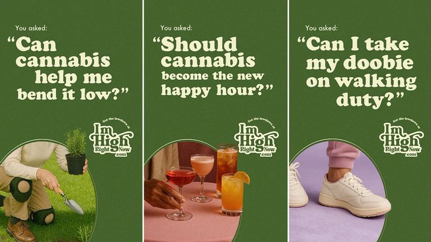 Elderly Cannabis Campaigns – The I’m High Right Now Campaign Answers Questions from Ages 55+ (TrendHunter.com)