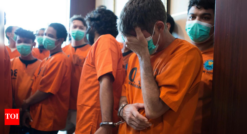 Indonesia arrests foreign nationals in Bali on drugs charges that could carry the death penalty