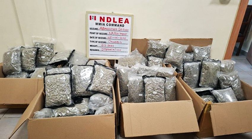 NDLEA Intercepts Illicit Drugs Packaged As Green Tea At Lagos Airport