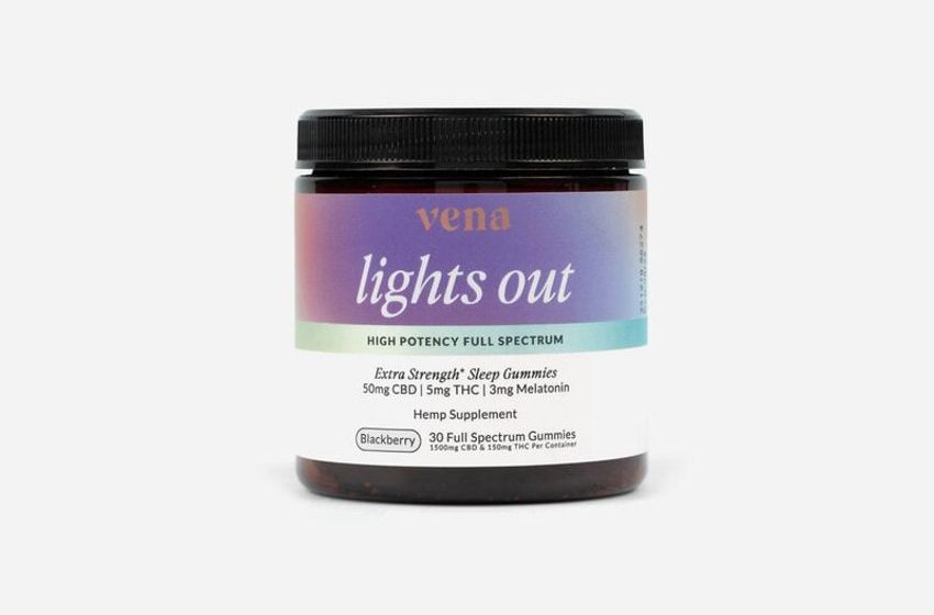 Triple-Power Sleep Supplement Gummies – Vena Lights Out Gummies Blend CBD, THC and Melatonin (TrendHunter.com)