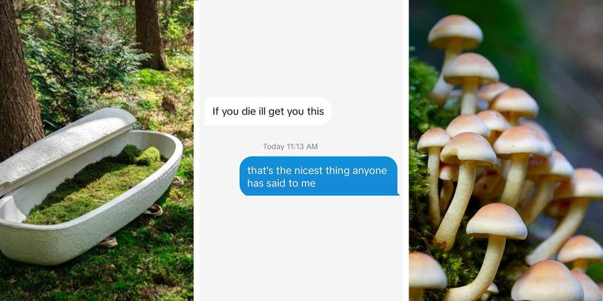 “I think it’s poetic”: The internet is freaking out over an eco-friendly mushroom casket burial