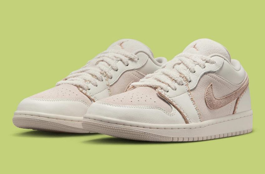 The Air Jordan 1 Low “Hemp” Wears Natural Finishes