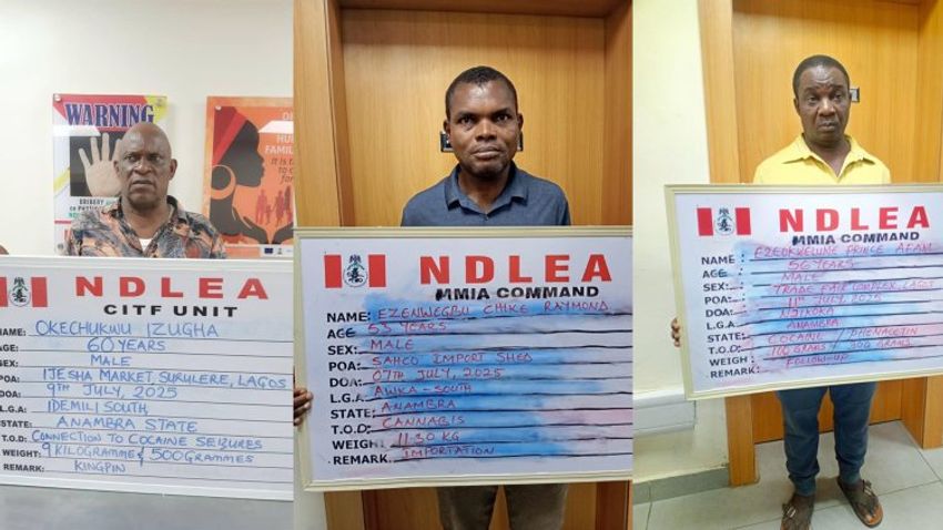 NDLEA uncovers drugs hidden in microwaves, lipsticks, arrests wanted drug kingpin