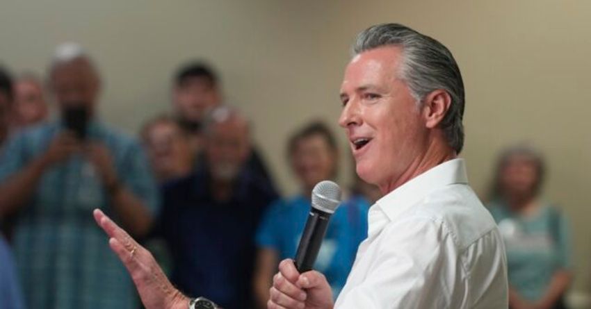 Podcaster Gavin Newsom Visits California Amid Wildfires, ICE Raids
