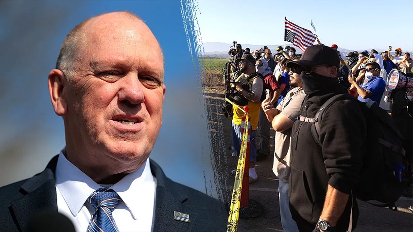  Homan accuses Dems, media of pushing ‘fake’ stories about ICE after agents clash with California rioters