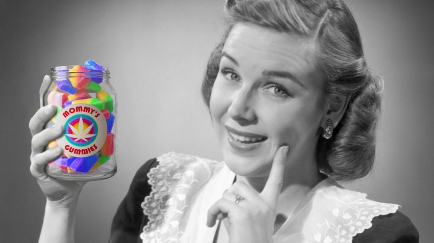 Mummies on cannabis gummies: Mothers getting high at home…