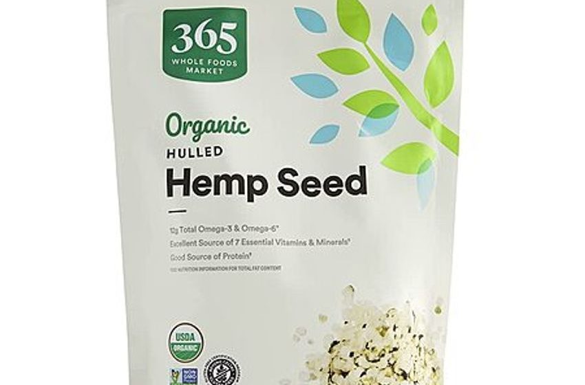  12-Oz 365 by Whole Foods Market Organic Hulled Hemp Seeds $8.36 w/ S&S + Free Shipping w/ Prime or on $35+
