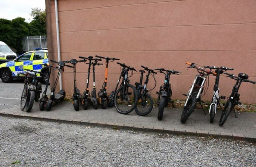  Gardaí arrest four people and seize e-bikes, e-scooters and scramblers in west Dublin searches