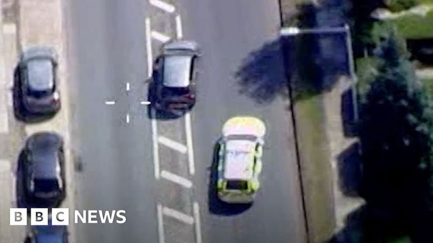  Watch: High-speed police chase in north London