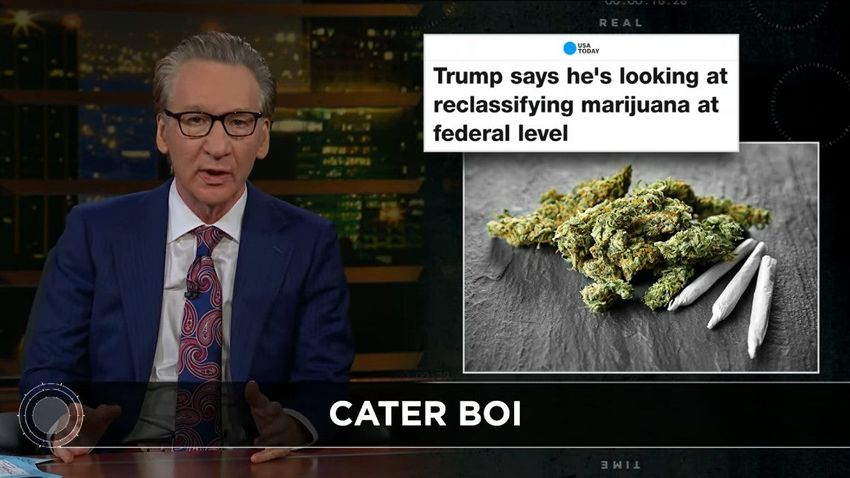 Bill Maher Dings Democrats for Not Legalizing Cannabis and Letting Trump Steal the Issue, Jokes ‘He Finally Got to Me’ | Video