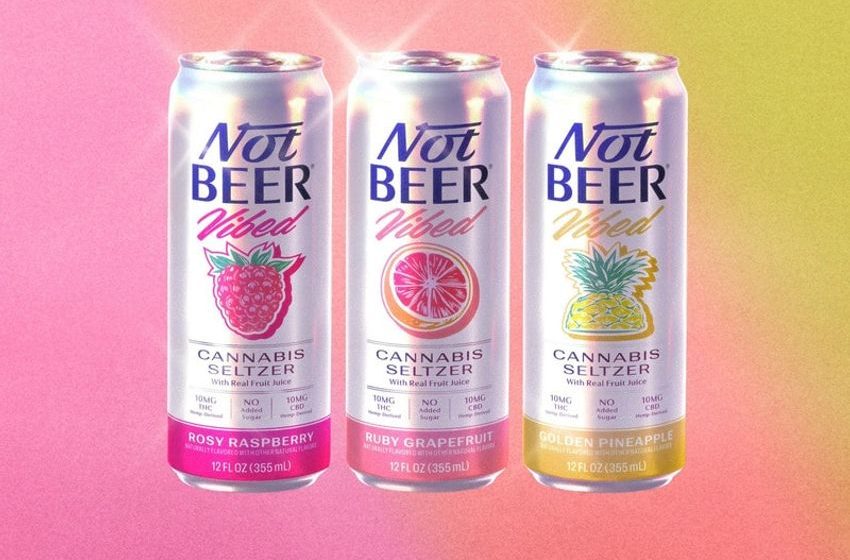  Juicy Cannabis Seltzers – Not Beer Vibed Features Real Fruit Juice, THC and CBD (TrendHunter.com)
