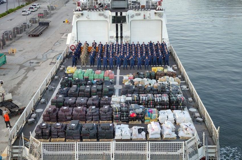 38 tons of narcotics worth $470M seized in historic bust off South Florida coast