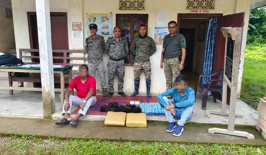  Two arrested in East Jaintia Hills with 10 kg marijuana and narcotics