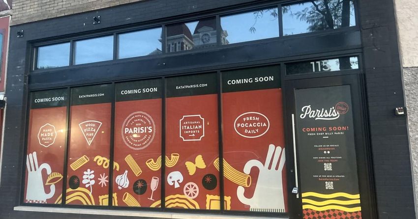 Celebrity chief’s Parisi’s La Famiglia Italian Kitchen, Crave Cookies, 41 North Tavern, nuEra Dispensary, Tropical Smoothie Cafe and Batter Up Fish and Chicken opening