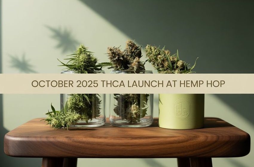  Hemp Hop Launches 3 High THCa Ice Water Hash and Iconic Flower Strains: October 2025