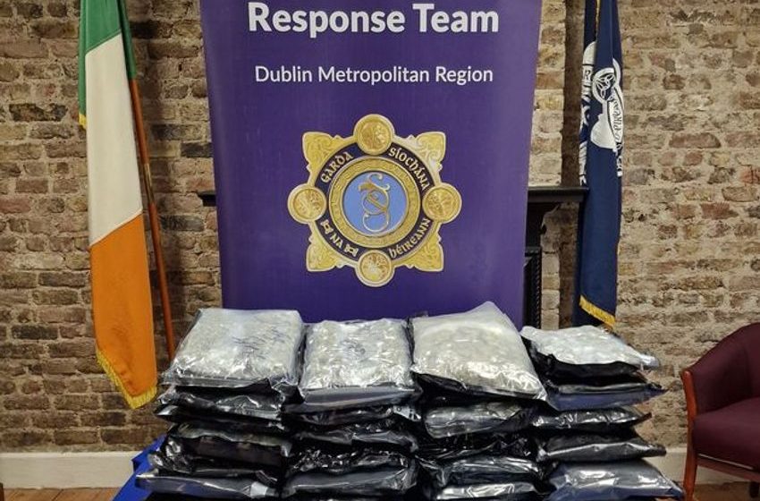  Man arrested after gardaí seized almost €700,000 worth of cannabis and cocaine in Dublin