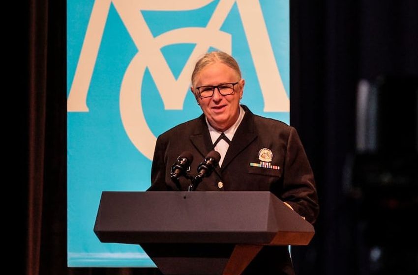  Former PA and U.S. health official, a transgender person, has her name altered in official portrait by Trump administration