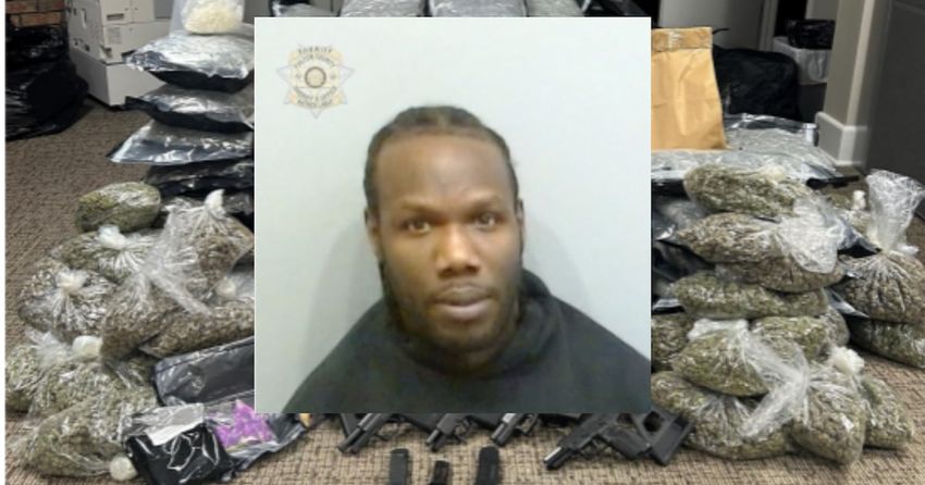  400 pounds of marijuana, guns seized during search warrants in Fulton County