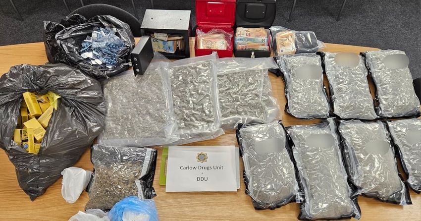  Man arrested as drugs valued at more than €200,000 seized in Co Carlow