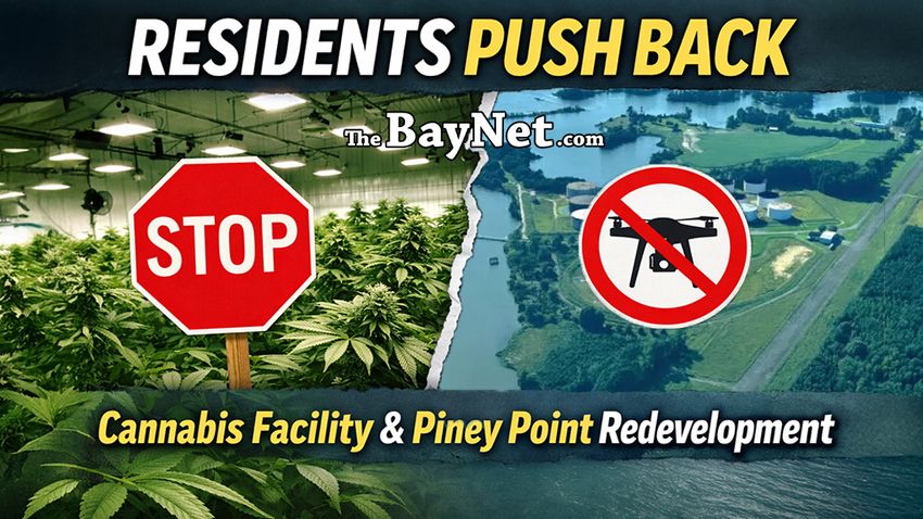  Residents Push Back On Cannabis Facility, Piney Point Plans At Commissioners’ St. Mary’s County Public Forum – The BayNet