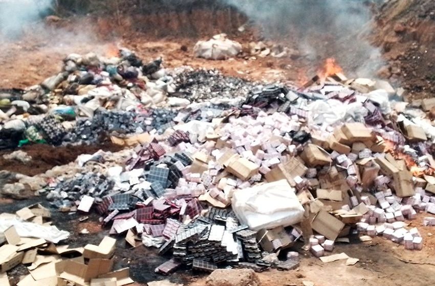  Police destroy seized illicit drugs and sex enhancement substances