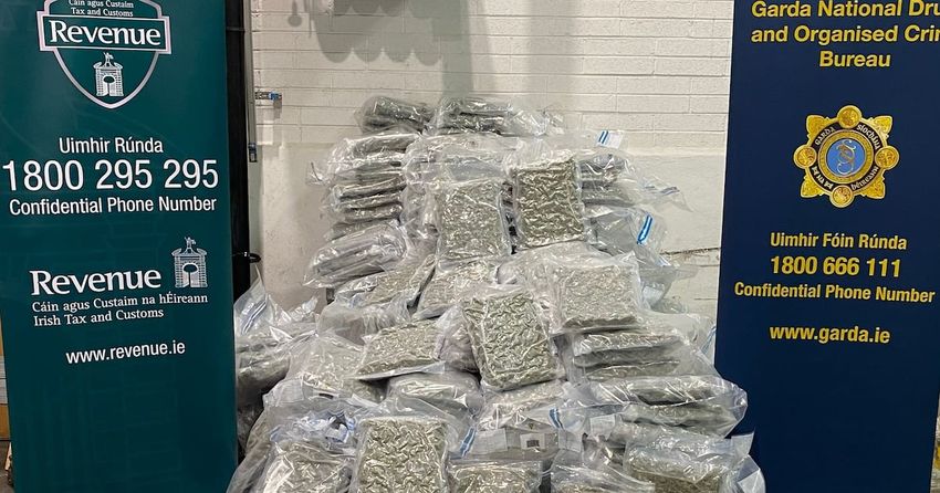  Gardaí seized cannabis worth €10m after raid in Co Louth